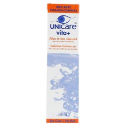 Unicare Vita+ Alles-In-Een Lenzenvloeistof Voor Zachte Contactlenzen