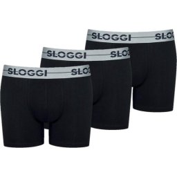 sloggi - Maat S - men Go Heren Hipster 3-pack - Zwart