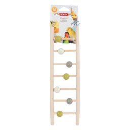 ZOLUX LADDER HOUT 7 TREDEN MET KRALEN 1X8,5X35 CM