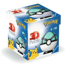 Pokemon Net Ball 3D Puzzel (54 stukjes)