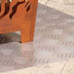 vidaXL Trapmatten 4 st 50 x 40 cm Zilver Aluminium Rechthoekig
