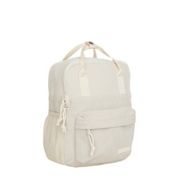 New Rebels Ribbi Juno Handel Backpack mini - Ribstof 900D Polyester 7L Lichtgewicht & Comfortabel - 23x10x31 cm - Dames & Heren Rugzak Beige