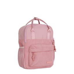 New Rebels Ribbi Juno Handel Backpack mini - Ribstof 900D Polyester 7L Lichtgewicht & Comfortabel - 23x10x31 cm - Dames & Heren Rugzak Old Pink