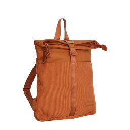 New Rebels Ribbi Los Angeles Rolltop Rugzak Mini Coffee Brown / Oranje - 13 L