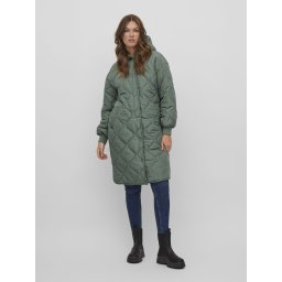 VILA - maat 36 - VITHORA L/S QUILTED JACKET/PB - Dames - Gewatteerde jassen