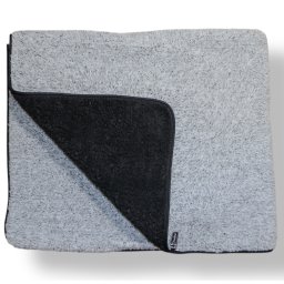 Vetbed® Sherpa fleece deken, grijs 147x122cm hond
