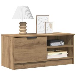 vidaXL Tv-meubelen 2 st 80x35x36,5 cm bewerkt hout artisanaal eiken