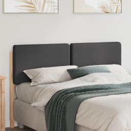 vidaXL Gestoffeerd hoofdbord Bruin en Donkergrijs 150 cm