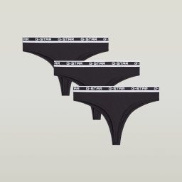Brazilian Slip Set van 3 - Zwart - Dames