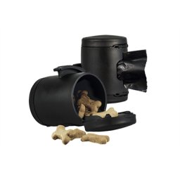 FLEXI POEPZAK / SNACKBOX ZWART