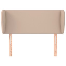 vidaXL Hoofdbord met randen 83x23x78/88 cm kunstleer cappuccinokleur