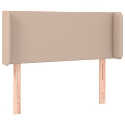 vidaXL Hoofdbord LED 83x16x78/88 cm kunstleer cappuccinokleurig