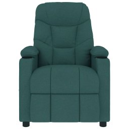 vidaXL Massagestoel stof donkergroen
