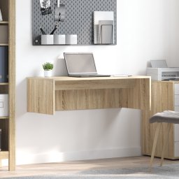 vidaXL Wandbureau Sonoma Eiken Bewerkt hout 100 x 45 x 30 cm