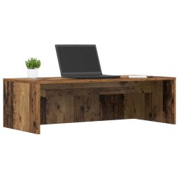 vidaXL Wandbureau Oud Hout 100 x 45 x 30 cm Bewerkt hout