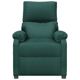 vidaXL Massagestoel stof donkergroen