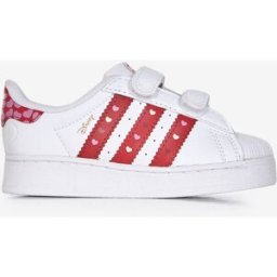 ADIDAS ORIGINALS Schoenen adidas Superstar Ii Cf Led Alice In Wonderland- Baby Wit/rood Unisex 22