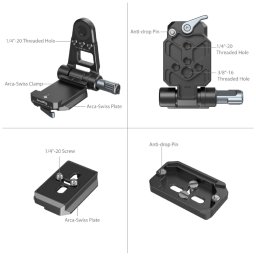 SmallRig 4696 NP-F Battery Adapter Mount Plate Kit For Mirrorless Camera