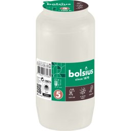 Bolsius Herdenkingslicht Nr. 5 Wit