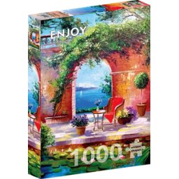 Sea View Through the Arch Puzzel (1000 stukjes)