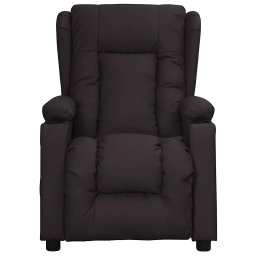 vidaXL Massagestoel kunstleer zwart