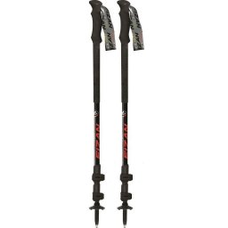 FIZAN Elbrus black/red - Trekkingstokken