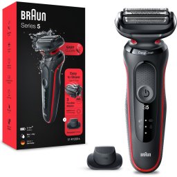 Braun Series 5 51-R1200s - Elektrisch Scheerapparaat Mannen - Met Precisietrimmer - Rood