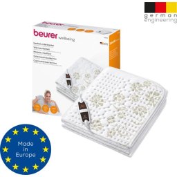 Beurer UB 60 Elektrische deken - Onderdeken - 150 x 80 cm - 4 Warmtestanden - Automatische uitschake