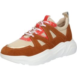 PS Poelman - maat 42- Year Dames Leren Chunky Runner Sneaker van Mesh en Suéde