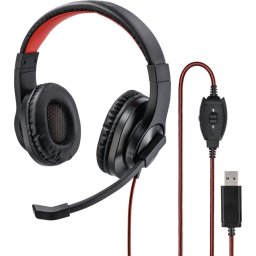Hama PC-Office-headset "HS-USB400", stereo, zwart