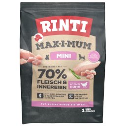 RINTI Max-I-Mum Mini Adult Kip Hondenvoer -1 kg