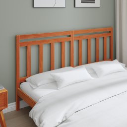 vidaXL Hoofdbord met hoofdeinde Wasbruin 185,5 x 100 cm