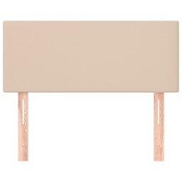 vidaXL Hoofdbord 90x5x78/88 cm kunstleer cappuccinokleurig