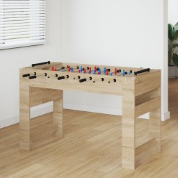 vidaXL Honkbaltafel Sonoma Eiken 125 x 60,5 x 80 cm Bewerkt hout