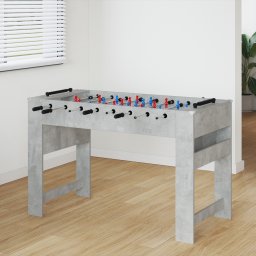 vidaXL Honkbaltafel Beton Grijs 125 x 60,5 x 80 cm Bewerkt hout