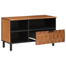 vidaXL TV-kast met lade Acacia Bruine Afwerking 80 x 33 x 46 cm
