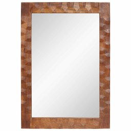 vidaXL Badkamer Spiegel Acacia Bruine Afwerking 50 x 70 x 2,5 cm