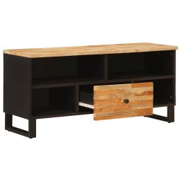 vidaXL TV-kast Bruin 100 x 33 x 46 cm Massief Mango Hout