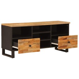 vidaXL TV-kast Corona Bruin 100 x 33 x 46 cm Massief Mango Hout