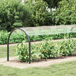 vidaXL Doorzichtig zeildoek met zeilringen 1x12 m PVC