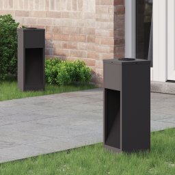 vidaXL Zonne LED Padverlichting 2 st Warmwit 18 x 18 x 50 cm