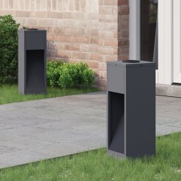 vidaXL Zonne LED Padverlichting 2 st Warmwit 18 x 18 x 50 cm