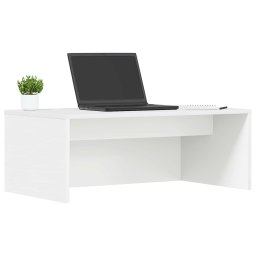 vidaXL Wandbureau Wit 80 x 45 x 30 cm Bewerkt hout