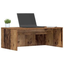 vidaXL Wandbureau Oud Hout 80 x 45 x 30 cm Bewerkt hout