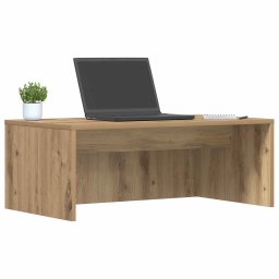 vidaXL Wandbureau Artisan Eiken 80 x 45 x 30 cm Bewerkt hout