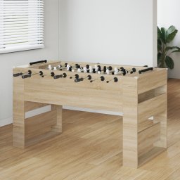 vidaXL Honkbaltafel Sonoma Eiken 146,5 x 74 x 85 cm Bewerkt hout