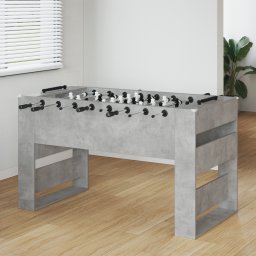 vidaXL Honkbaltafel Beton Grijs 146,5 x 74 x 85 cm Bewerkt hout