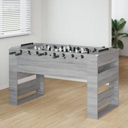 vidaXL Honkbaltafel Grijze Sonoma 146,5 x 74 x 85 cm Bewerkt hout
