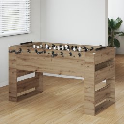 vidaXL Honkbaltafel Artisan Eik 146,5 x 74 x 85 cm Bewerkt hout