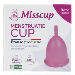 Eco Conceils Misscup Menstruatie Cup Groot Roze